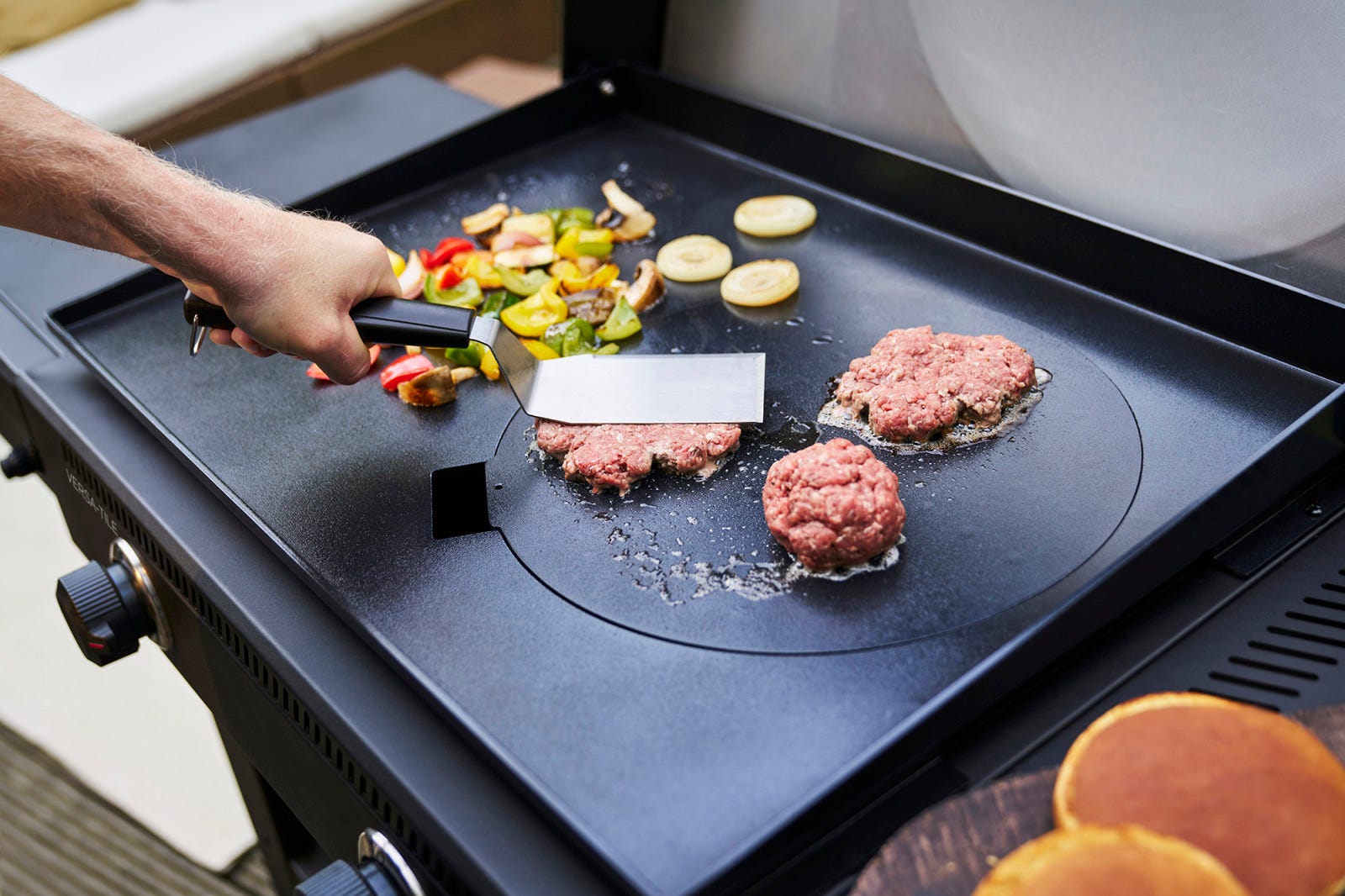 Grenzenlose Zubereitungsmöglichkeiten dank Griddle-Fläche